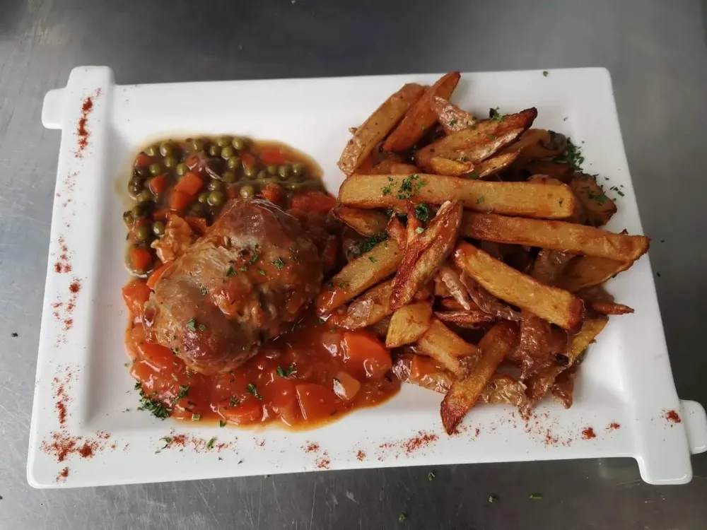 Paupiette de veau - frites maison